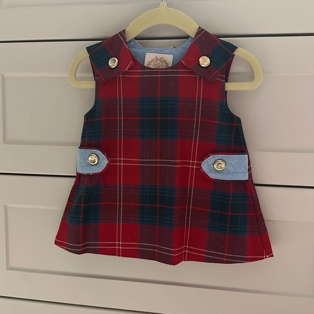 VGUC TBBC 6-12m jumper dress